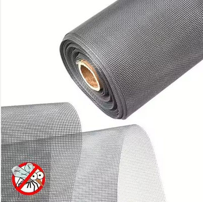 OEM sợi thủy tinh màn hình côn trùng 30m / 50m / 100m màn hình ruồi trắng cho cửa