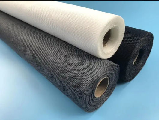 White / Black Window Screen Netting Customized Fiberglass Mosquito Net For Windows