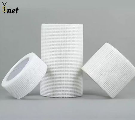 China Zulieferer Glasfaser selbstklebend Trockenwand Gelenk Glasfasernetzband für Wand Riss