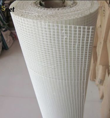 140g Self Adhesive Fiberglass Mesh 5*5mm C Glass Fiber Glass Mesh Putih
