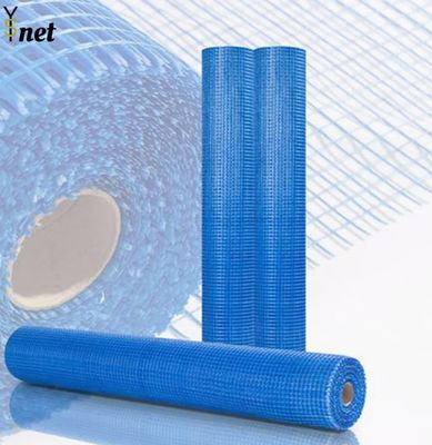 50m สายกรองไฟเบอร์กล๊าส สีฟ้า สายกรองไฟเบอร์กล๊าส ผ้า 4*4mm 5*5mm