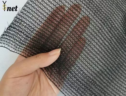 검은색 햇빛 보호망 HDPE 온실 망 천 UV 저항