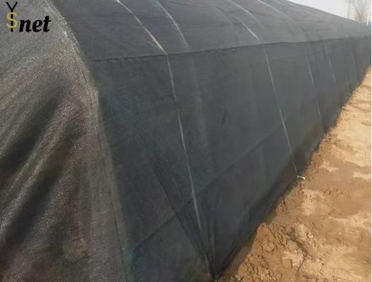 Sợi phẳng HDPE vải bóng 6 * 50m 8 * 50m Nhà kính vải bóng mặt trời