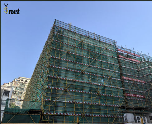 1m - 6m Construction Safety Net 70g/m2 280g/m2 100g/m2 Safety Netting For Fall Protection