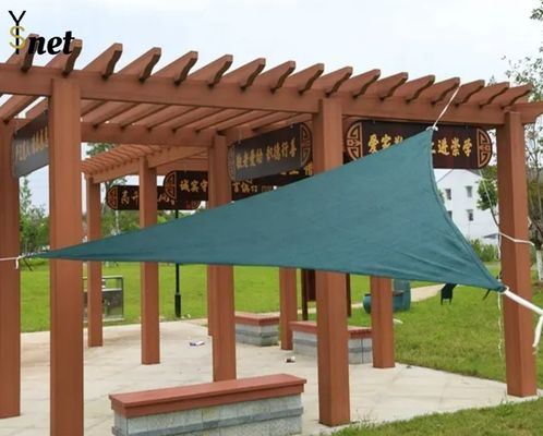 Triangular Sunshade Sail 180gsm Cooling Sunshade Canopy HDPE New Material Outdoor Garden Sunshade Net