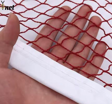 Red de bádminton portátil de alta calidad material de PP 2 * 2cm malla OEM tamaño Red de bádminton